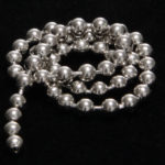 Bead Chain Eyes - silver