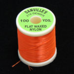 Danville Flat Waxed Nylon - fluo orange