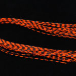 Grizzly Barred Rubber Legs - neon orange