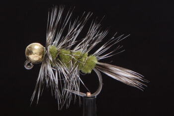 Wolly Worm Jig olive-0
