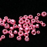Tungsten Beads - anodized pink