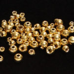 Tungsten Beads - gold