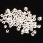 Tungsten Beads - silver