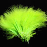 Marabou Blood Quills - chartreuse