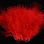 Marabou Blood Quills - red