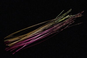 Hand Stripped Peacock Quill-0