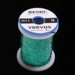 Medium Veevus Holographic Tinsel - green