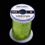 Small Veevus Holographic Tinsel - chartreuse