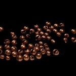 Slotted Tungsten Beads - bug brown
