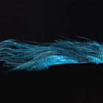 Half Grizzly Saddle - teal blue