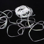 Mini Flat Braid" - pearl