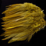 Strung Chinese Saddle Hackle 5-7" - olive