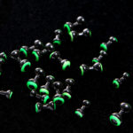 Double Pupil Lead Eyes - black/ fluo chartreuse