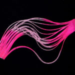 Hot Tipped Crazy Legs - salmon pink/hot pink tipped