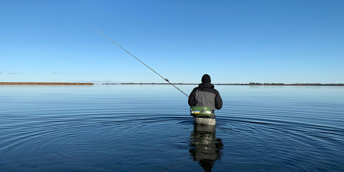 Fliegenfischen auf Hechte in Rügen