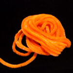 Semperfli Sparkle Worm Chenille - fluo orange