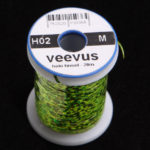 Medium Veevus Holographic Tinsel - chartreuse