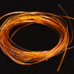Vinyl Rib Midge - amber