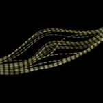 Double Barred Heavy Duty Silicone Legs - black/olive