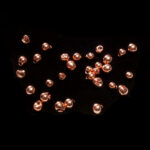 Tungsten Off Center Beads - copper