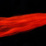 Strung Fuzzy Fiber - red