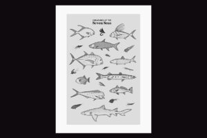 Creatures of the Seven Seas Poster