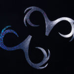 Pacchiarini Double Dragon Tails - holo black