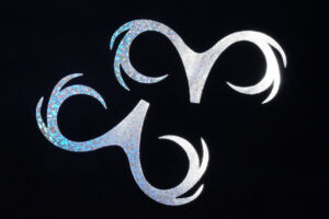 Pacchiarini Double Dragon Tails holo silver