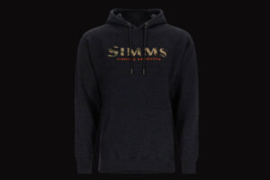 Simms Logo Hoody charcoal heather