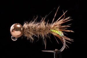 Peeping Caddis Jig yellow