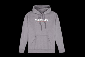 Simms Logo Hoody grey heather