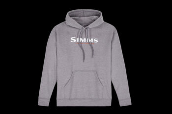 Simms Logo Hoody grey heather