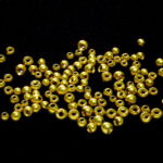 Tungsten Beads - anodized olive
