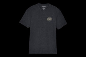 Simms Circle Lockup T-Shirt charcoal heather