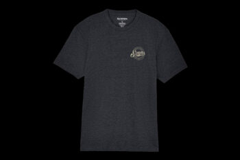 Simms Circle Lockup T-Shirt charcoal heather